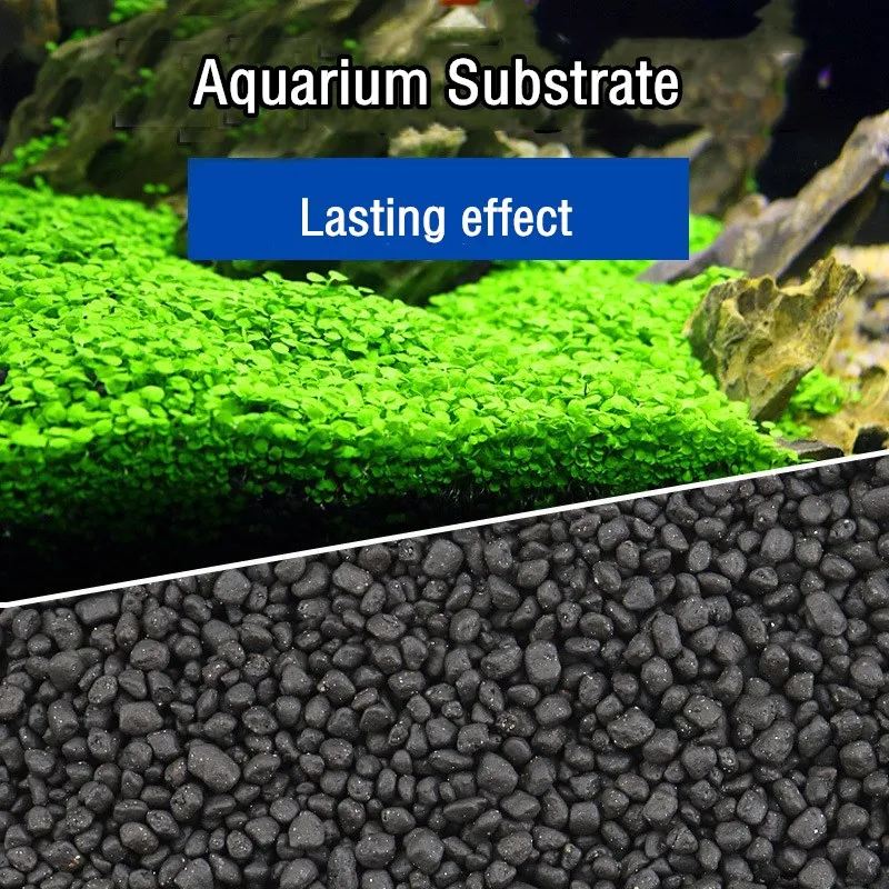 Planted Aquarium With Sand - 500g Aquarium-Pflanzbodensubstrat Dünger Natürlicher Ton Kies