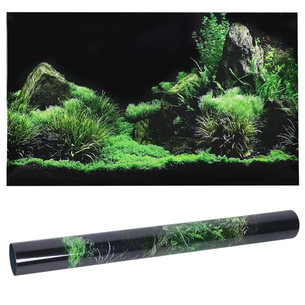 Aquarium Planted Background - Hintergrund für Aquarium 3d Aufkleber Poster