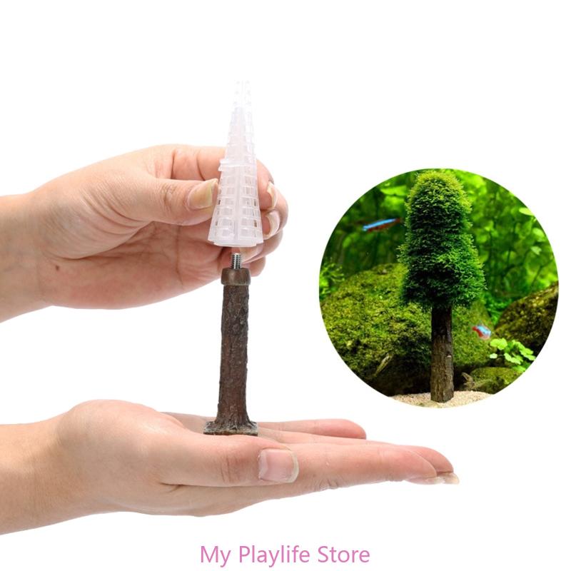 Planted Aquarium Moss - Aquarium Moos Dekoration Aquarium Pflanzen halter
