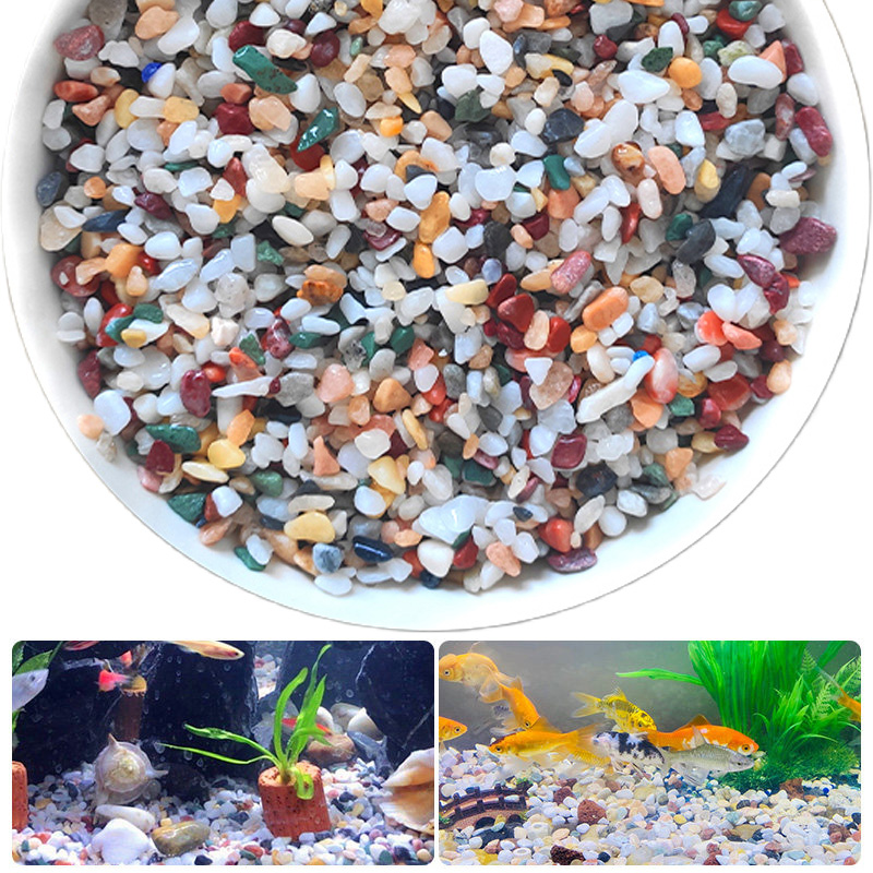 Planted Aquarium With Sand - Natürlicher Kiesstein, 200–1000 g, Mikro-Landschaftsgarten, Aquarium-Dekoration,