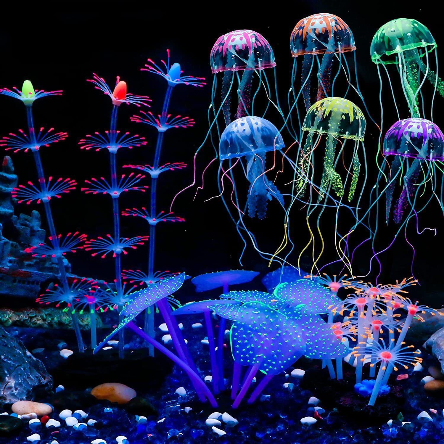 Leuchtende Silikon-Korallen un – Aquarium Plant Design Bewertung und Preis
