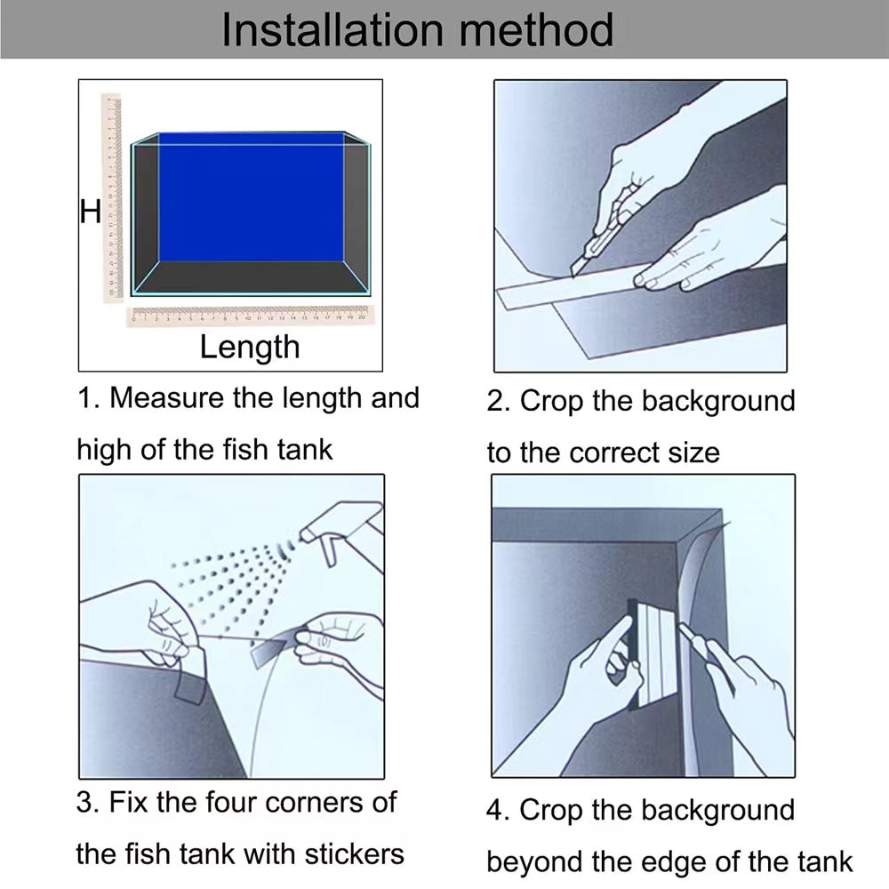 Hintergrund für Aquarium 3D Au – Aquarium Planted Background Bewertung und Preis