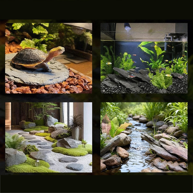 500g/1000g Aquarium-Schieferch – Planted Aquarium Hardscape Bewertung und Preis