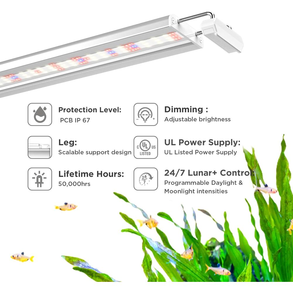 24/7 Pflanzenwachstums-LED-Lic – Aquarium Plant Red Bewertung und Preis